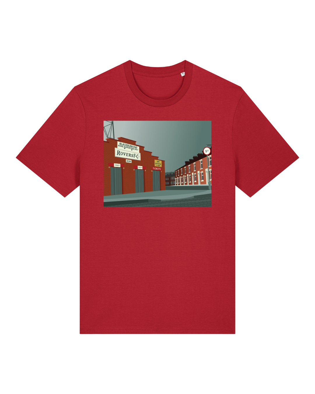 Blackburn Rovers Nuttall Street T-Shirt