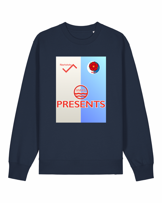 Blackburn Rovers retro style Christmas Sweatshirt