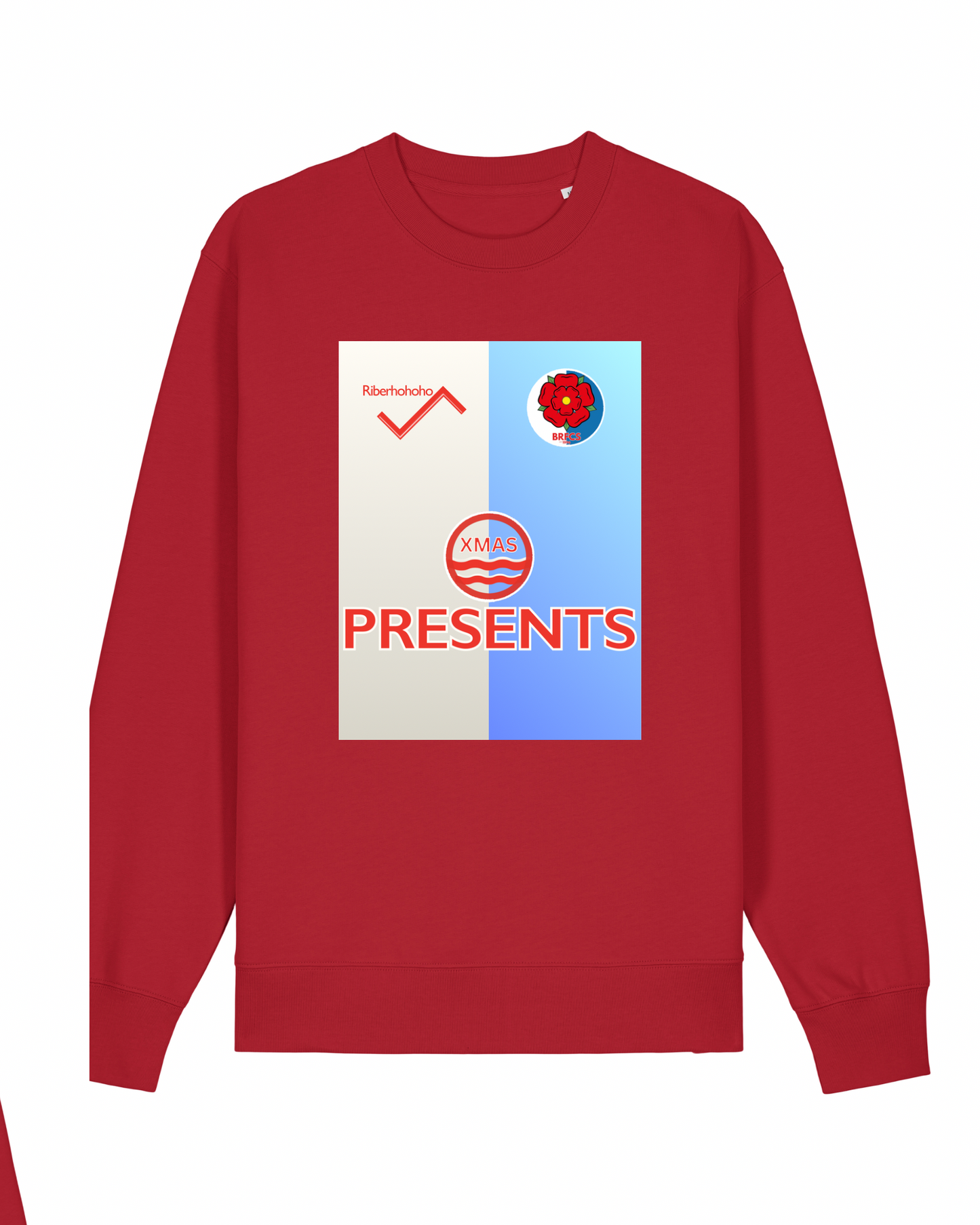 Blackburn Rovers retro style Christmas Sweatshirt